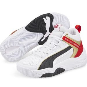 PUMA Rebound big kids sneakers, very good used condition, size 5 (kid age 10-11)